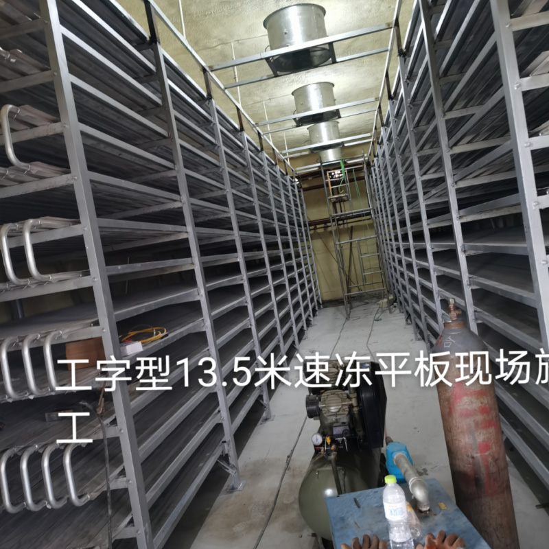 工字型13.5米速凍平板現(xiàn)場施工.jpg